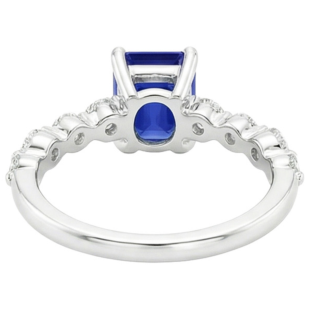 echter round diamant 4.50Karat ring Detailansicht