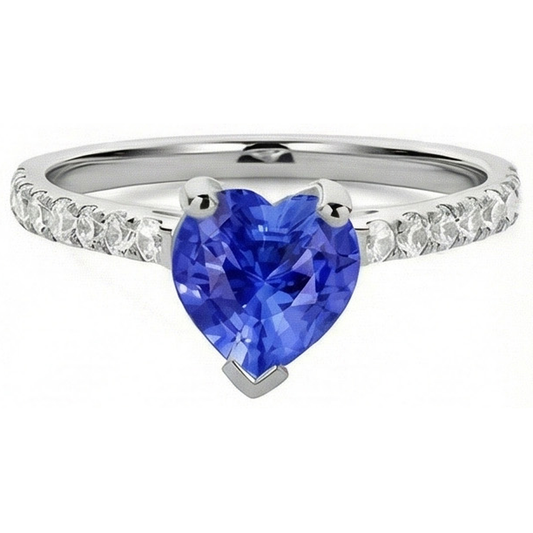 echter round diamant 3Karat ring Detailansicht