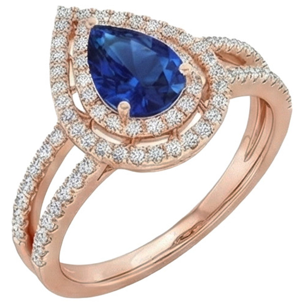 echter round diamant 5.75Karat ring Detailansicht