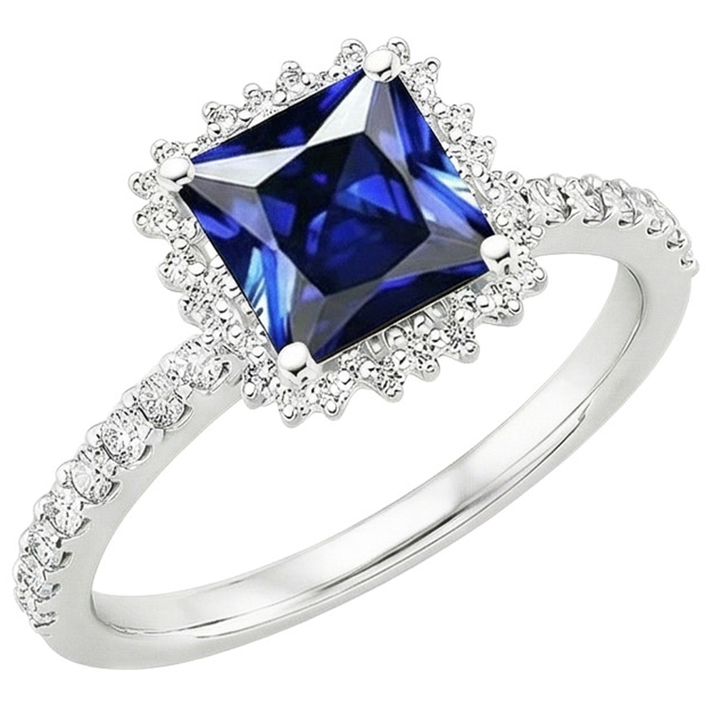 echter round diamant 6.25Karat ring Seitenansicht