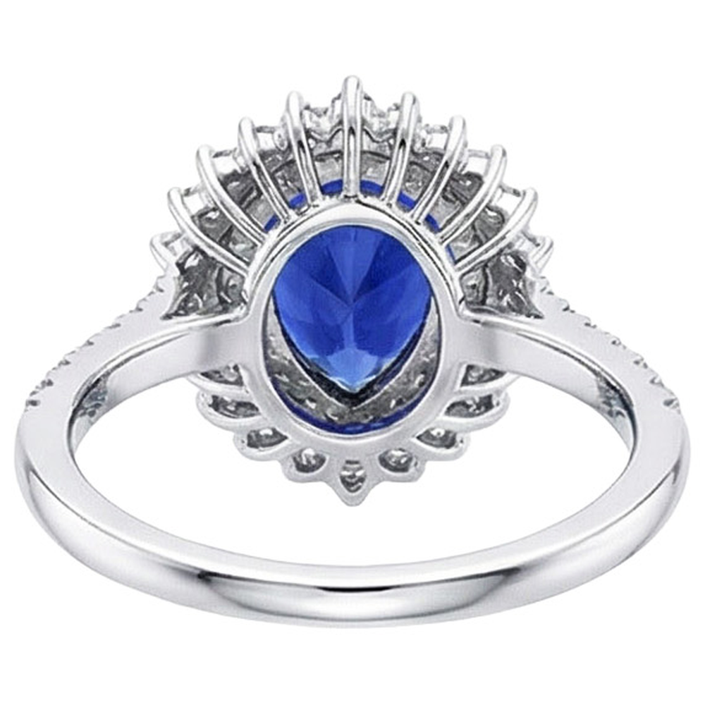 echter round diamant 5.50Karat ring Profilansicht
