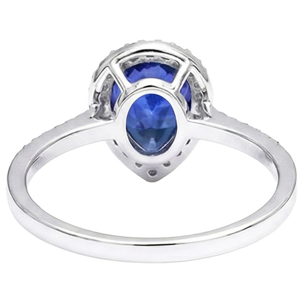 echter round diamant 3.75Karat ring Vorderansicht