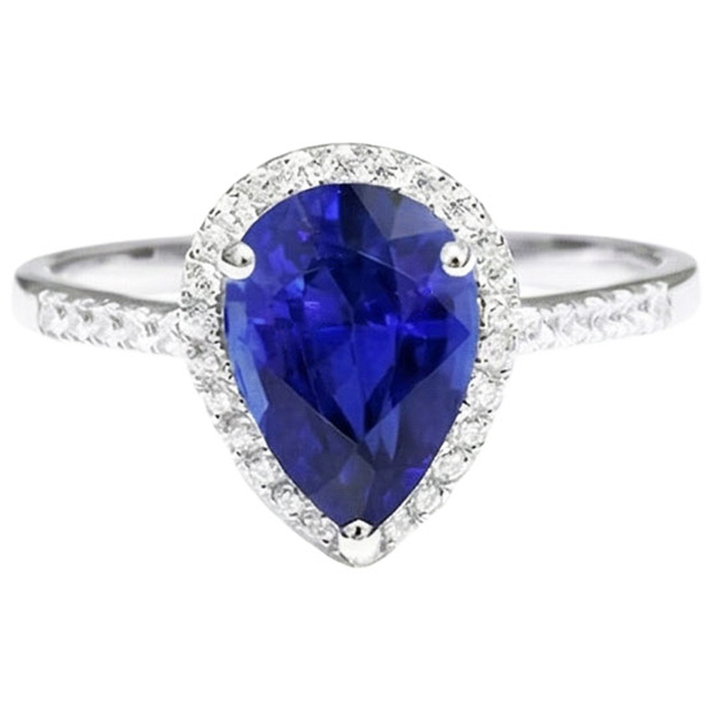 echter round diamant 3.75Karat ring Profilansicht