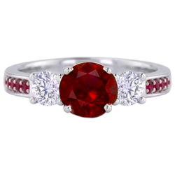 Echter Rubin Ring 1.07 Karat