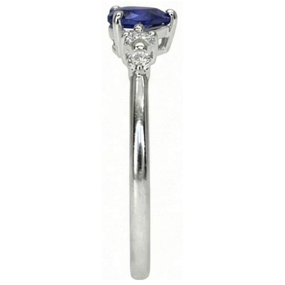 echter round diamant 1.25Karat ring Draufsicht
