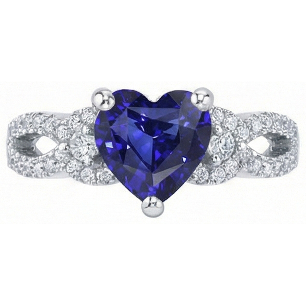 echter round diamant 3.50Karat ring Seitenansicht