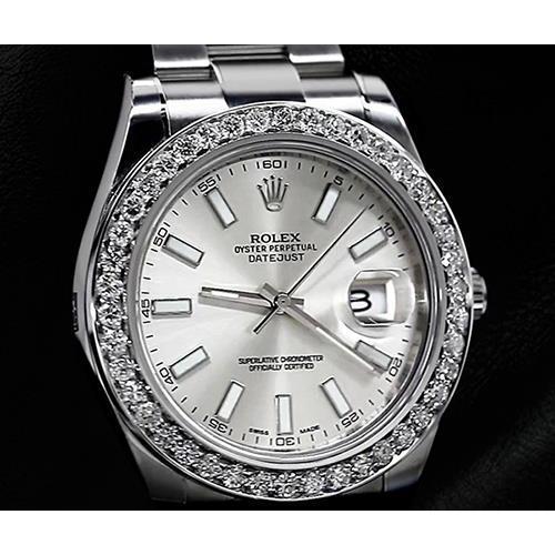 Benutzerdefinierte Diamant Lünette Herren Rolex