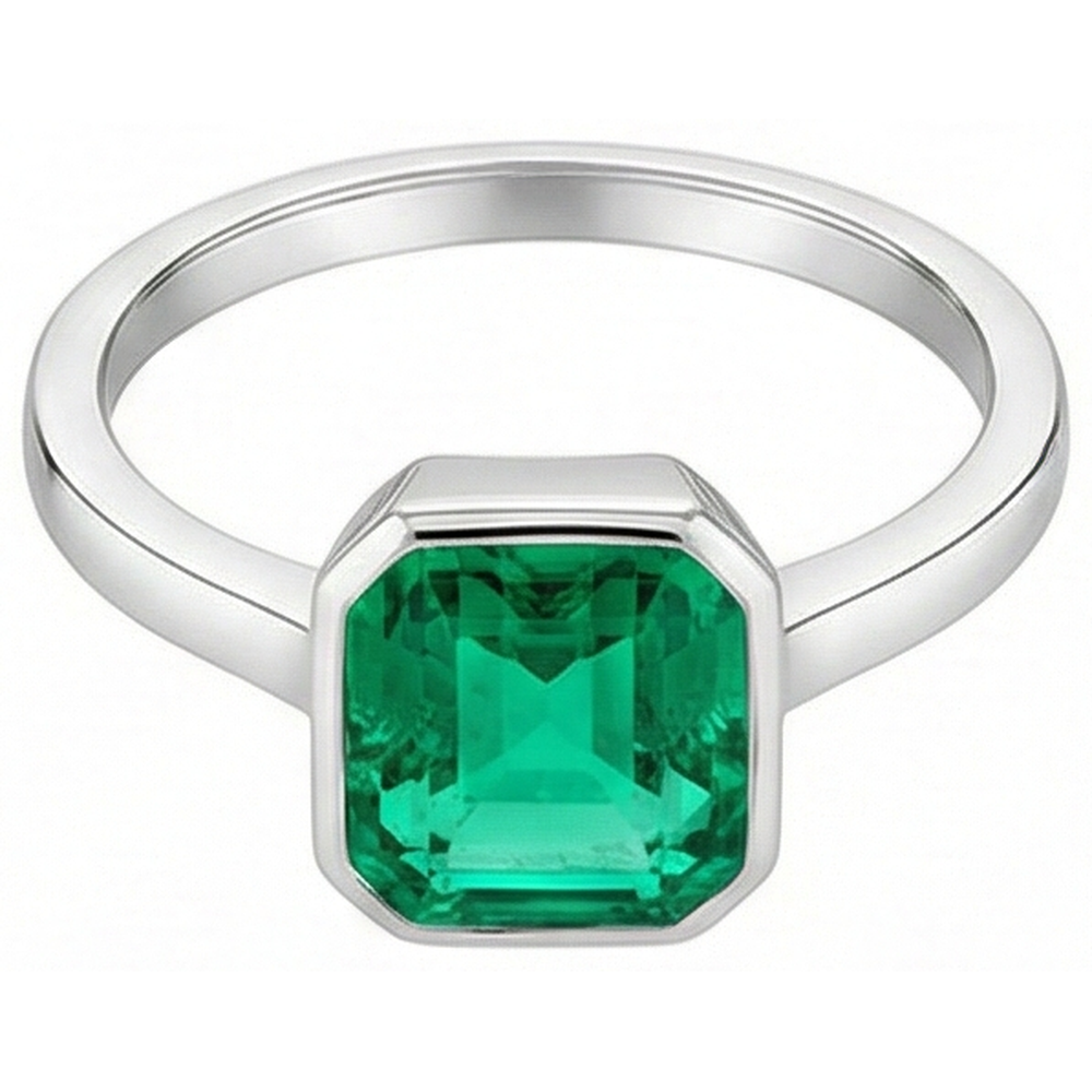 Handgefertigter Schmuckstein-Ring 2 Karat – Seitenansicht
