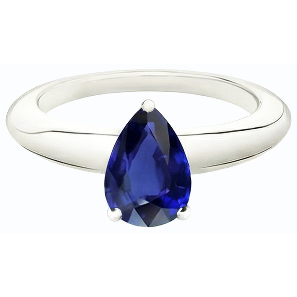 echter pear diamant 2.50Karat ring Detailansicht