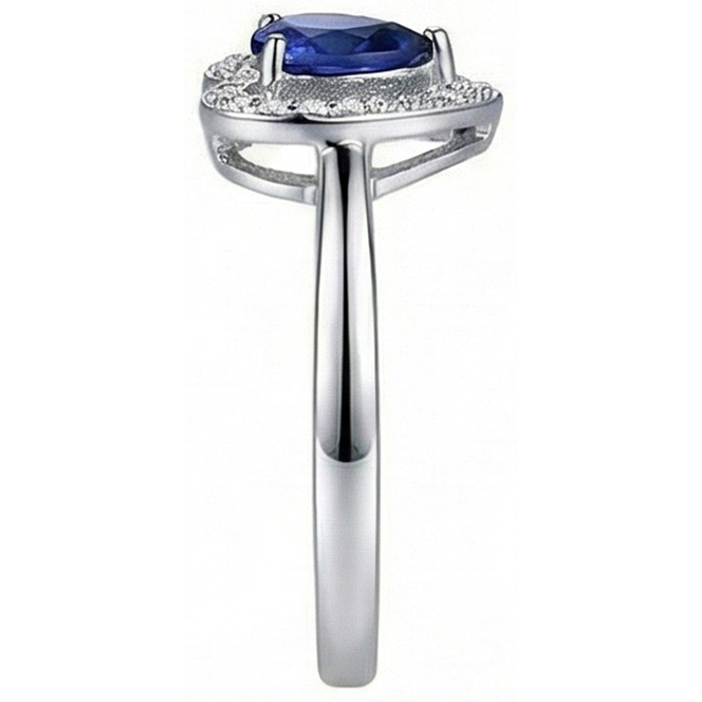 echter round diamant 2.25Karat ring Profilansicht