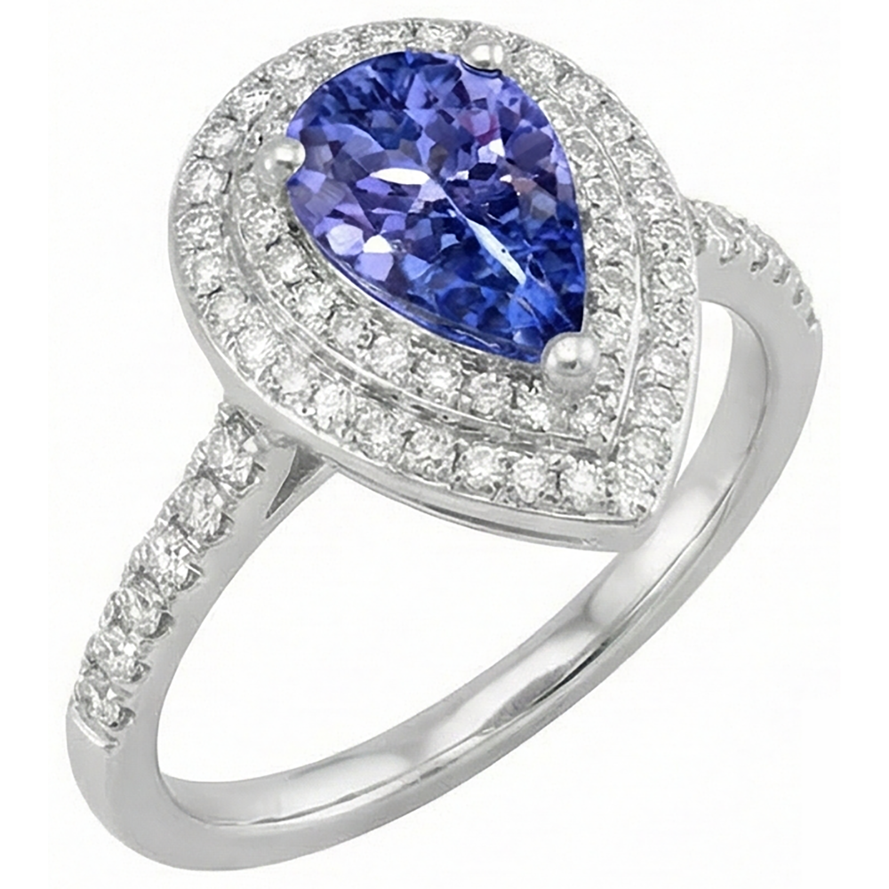 echter round diamant 5.25Karat ring Detailansicht