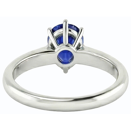 echter round diamant 2Karat ring Seitenansicht