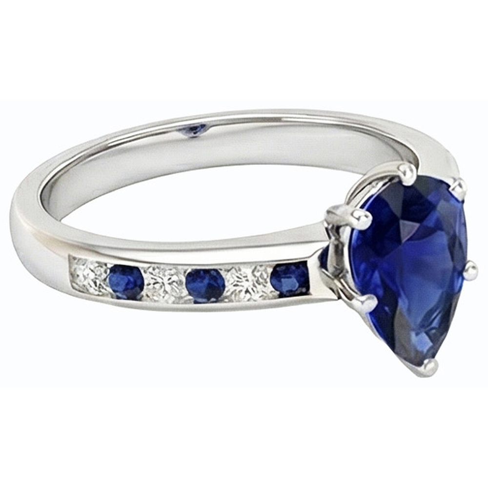 echter round diamant 2Karat ring Detailansicht