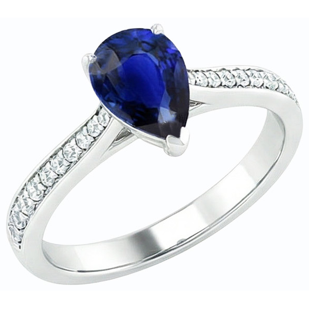 echter round diamant 3Karat ring Seitenansicht