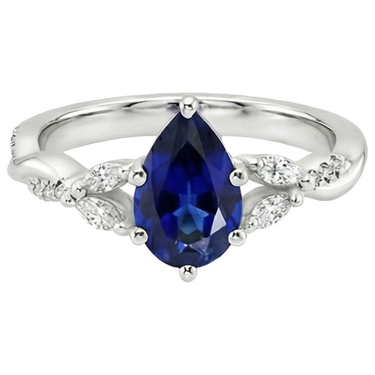 echter marquise diamant 7.25Karat ring Detailansicht
