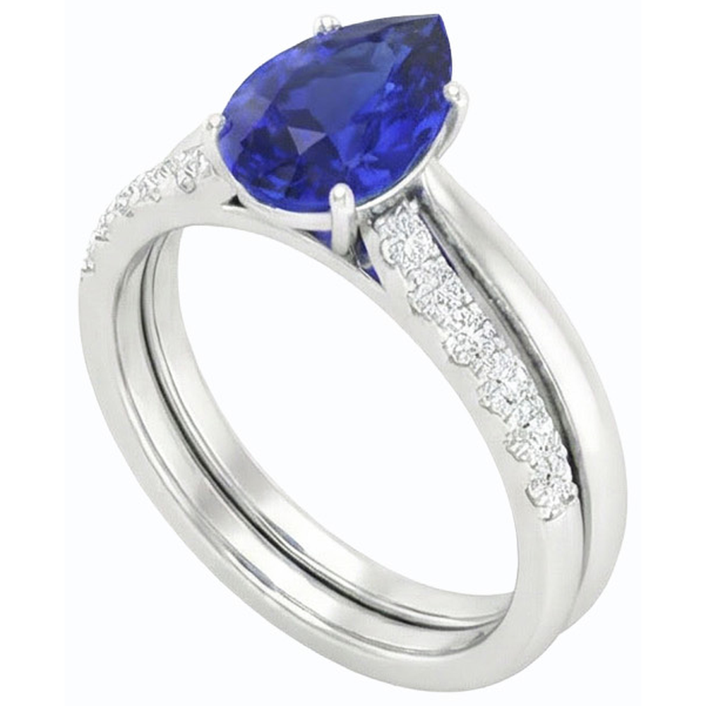 echter round diamant 4.50Karat ring Draufsicht