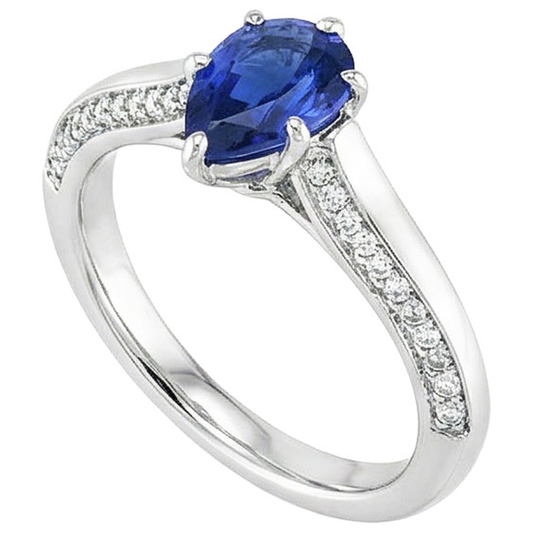 echter round diamant 4.50Karat ring Seitenansicht