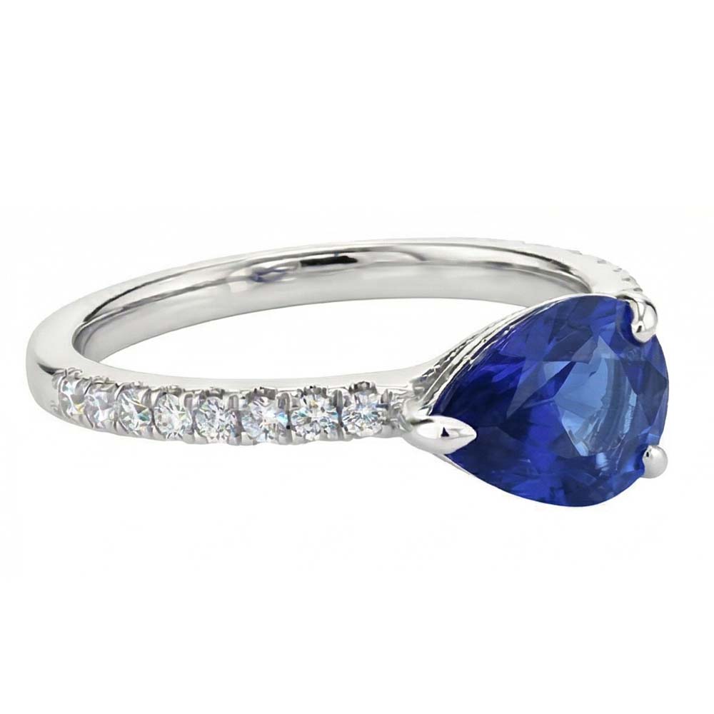 echter round diamant 3.50Karat ring Detailansicht