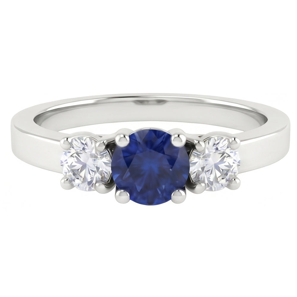 echter round diamant 1.50Karat ring Seitenansicht