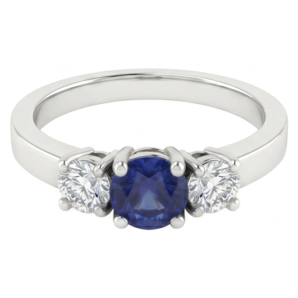 echter round diamant 1.50Karat ring Detailansicht