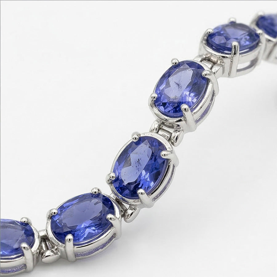 echter oval diamant 18Karat armband Detailansicht