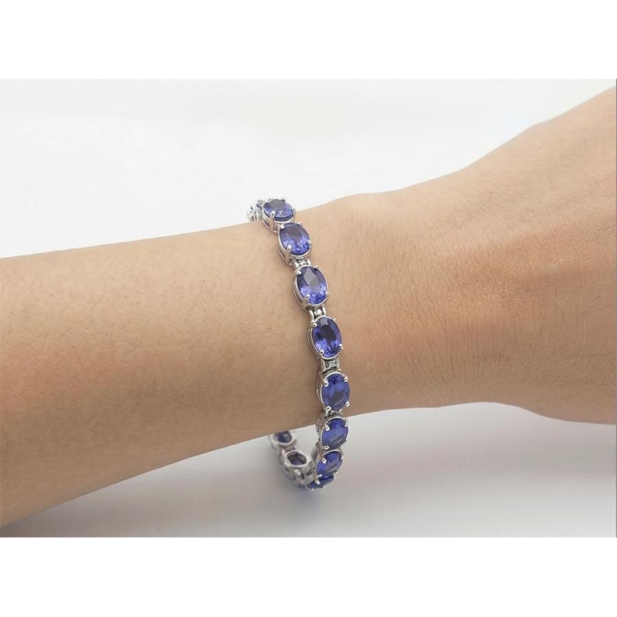 echter oval diamant 18Karat armband mit Diamantbesatz
