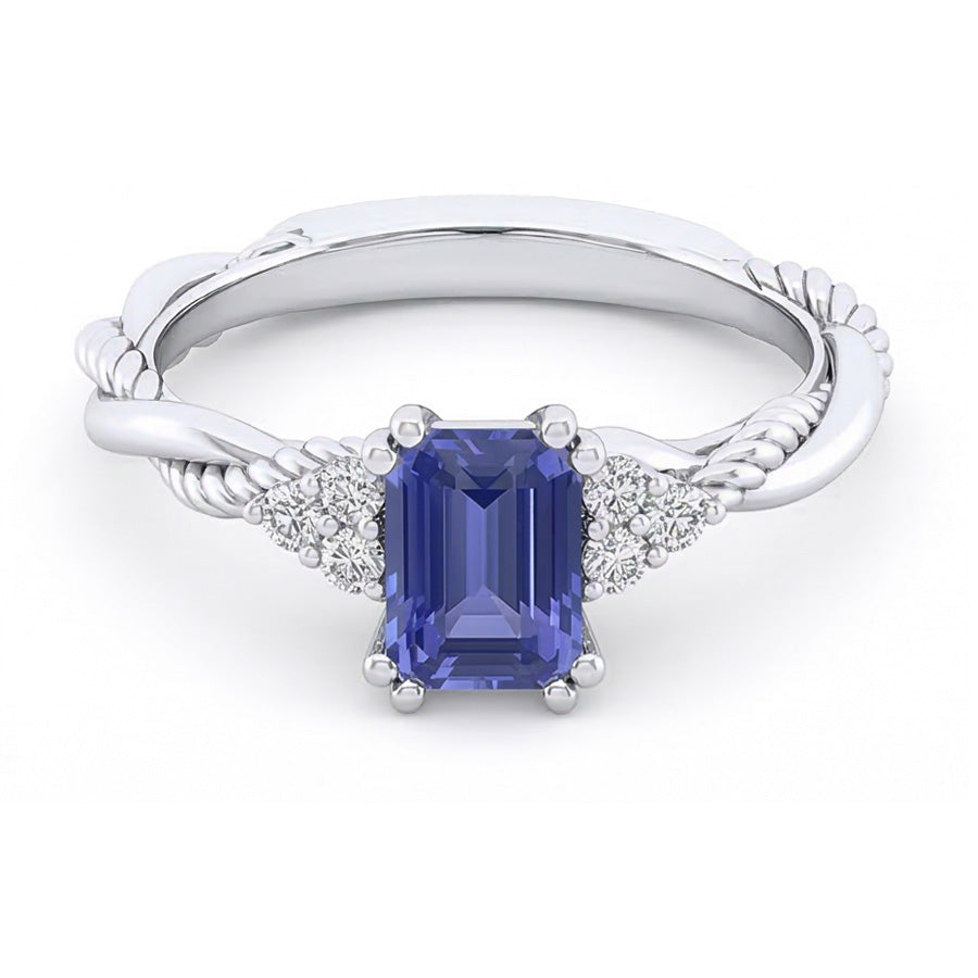 echter round diamant 2Karat ring Detailansicht