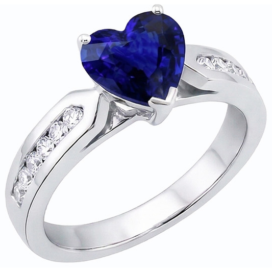 echter round diamant 2.50Karat ring Vorderansicht