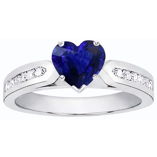 echter round diamant 2.50Karat ring Seitenansicht