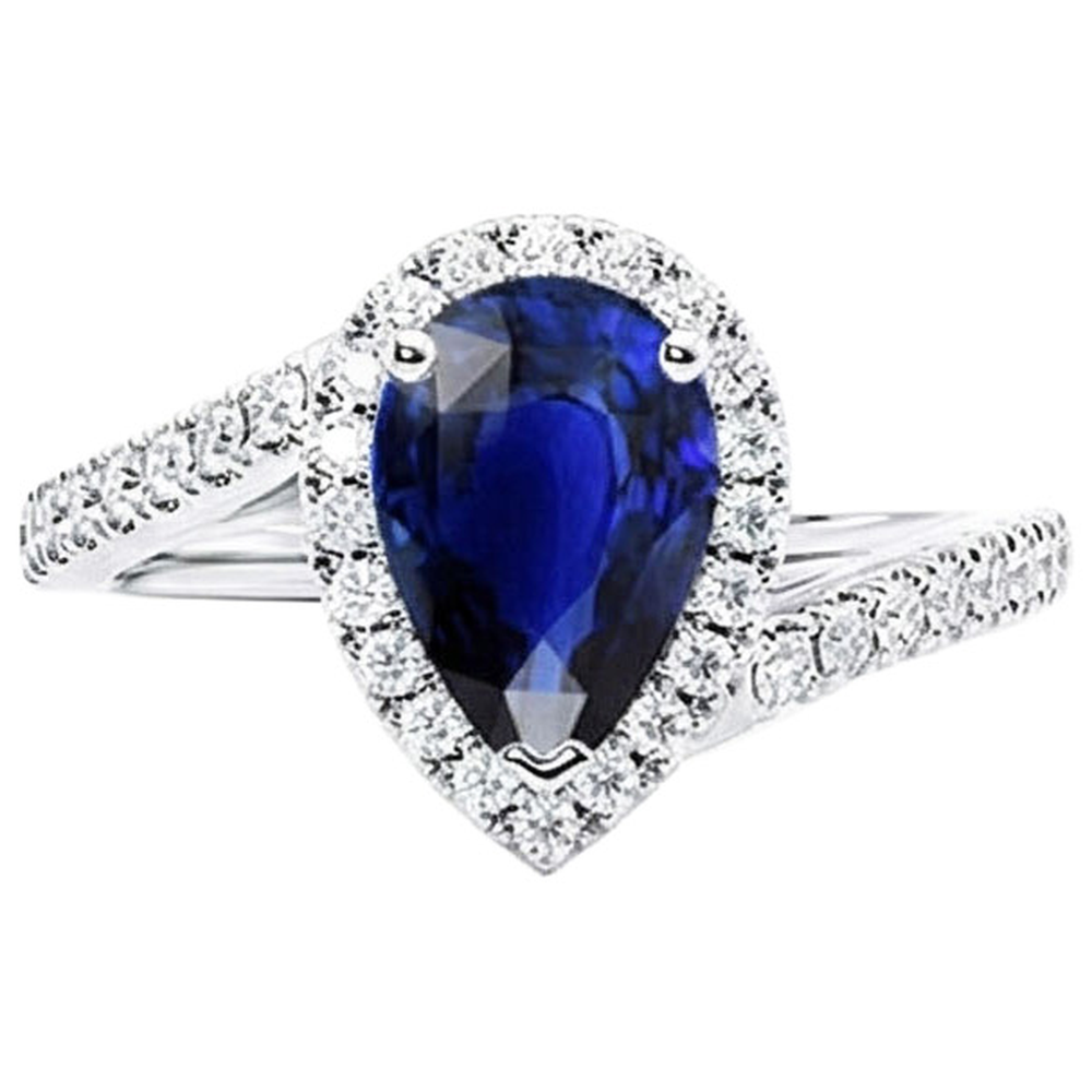 echter round diamant 4.50Karat ring auf Weiß