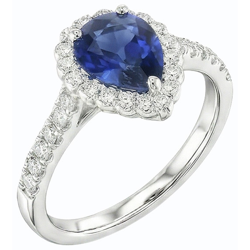 echter round diamant 3.50Karat ring Seitenansicht