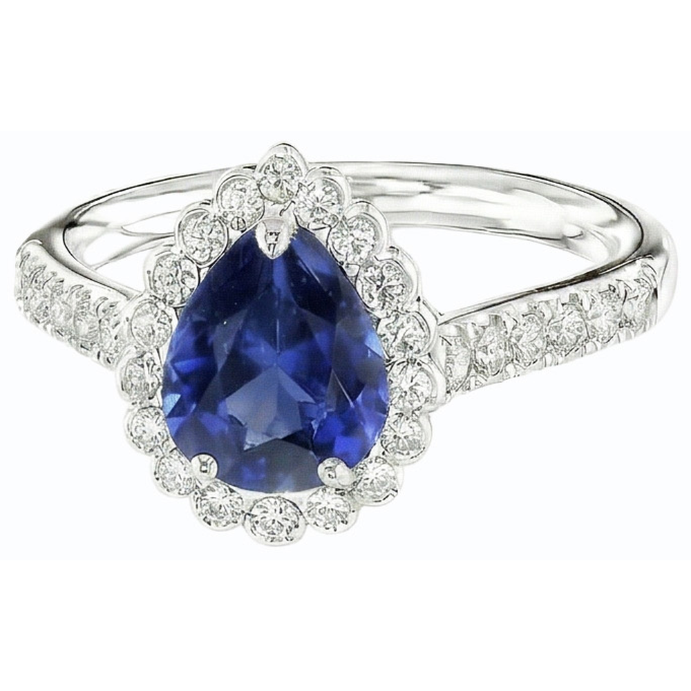 echter round diamant 3.50Karat ring Detailansicht