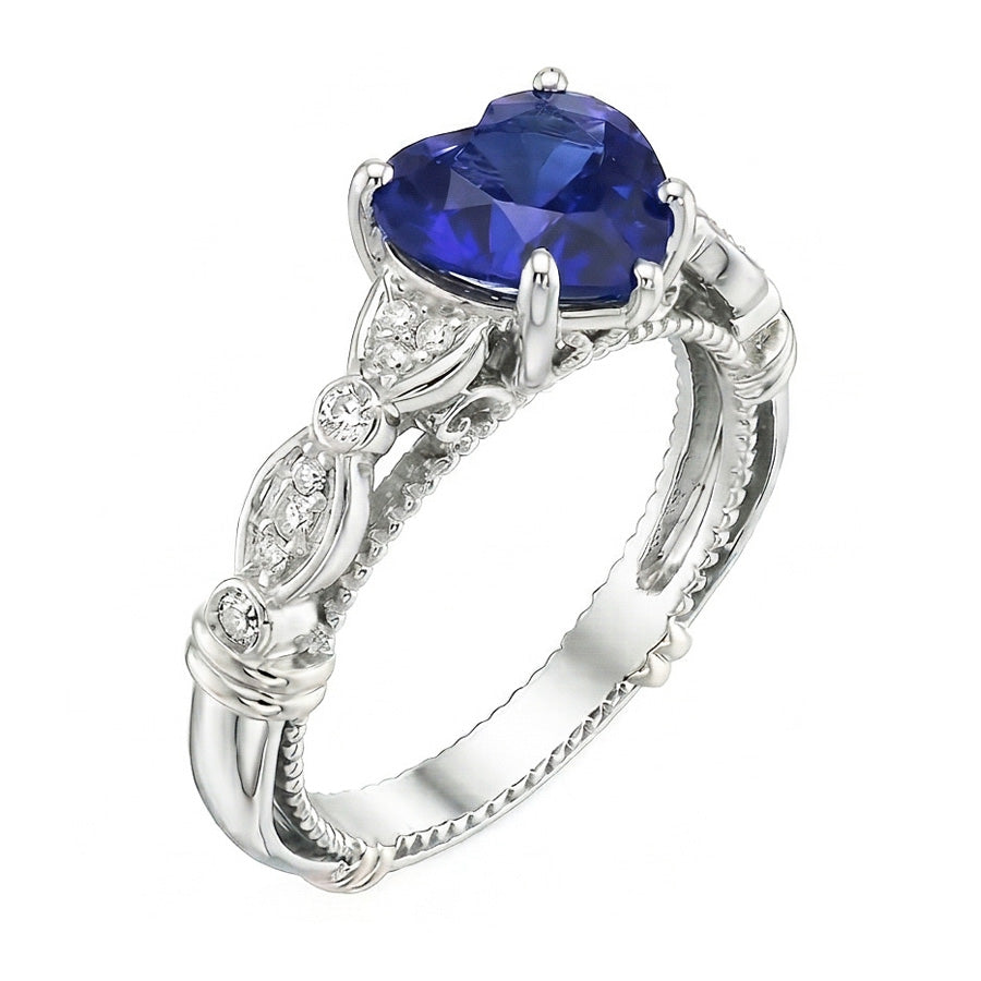echter round diamant 2.50Karat ring Detailansicht