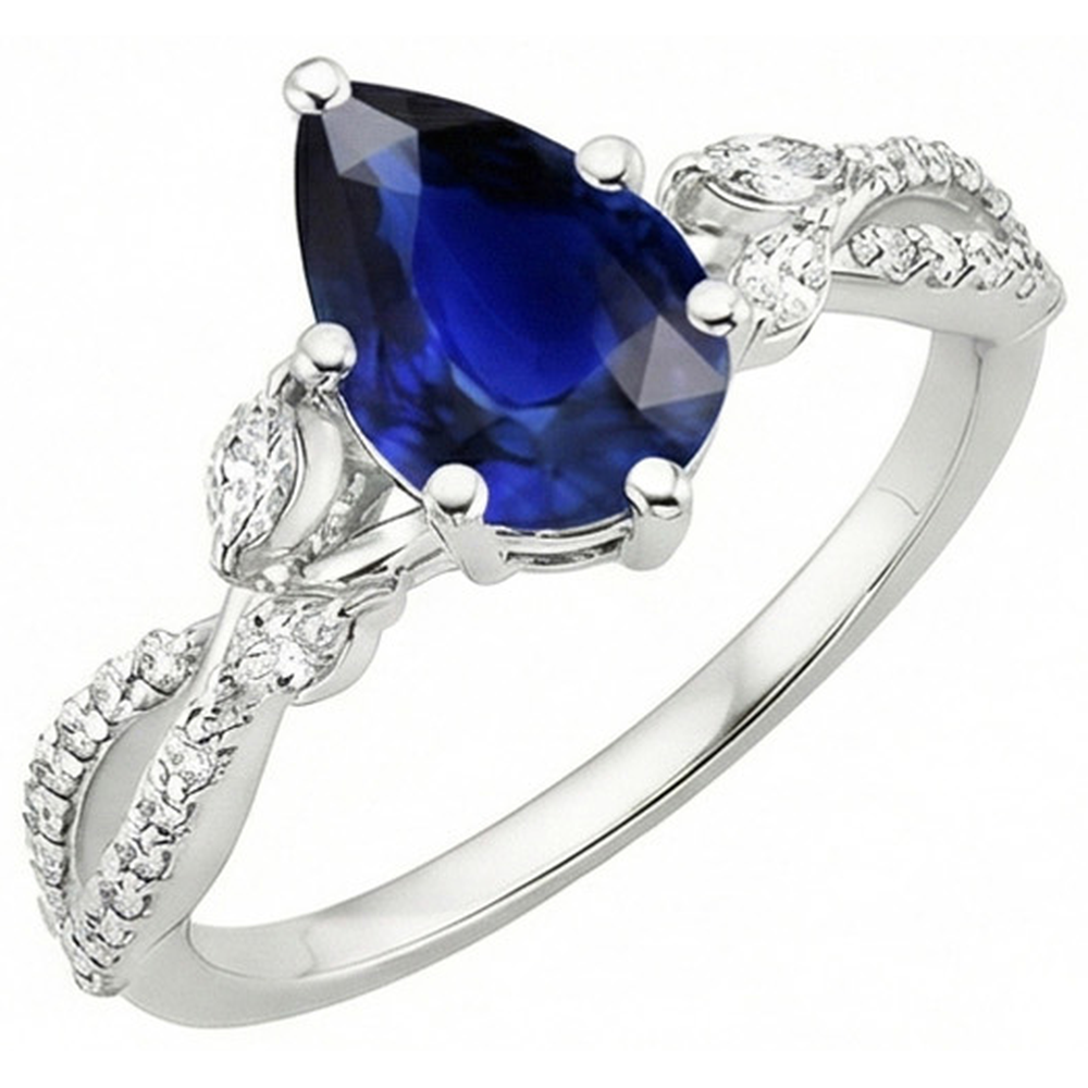 echter marquise diamant 5.50Karat ring Detailansicht