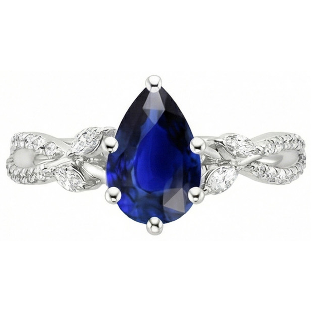 echter marquise diamant 5.50Karat ring Profilansicht