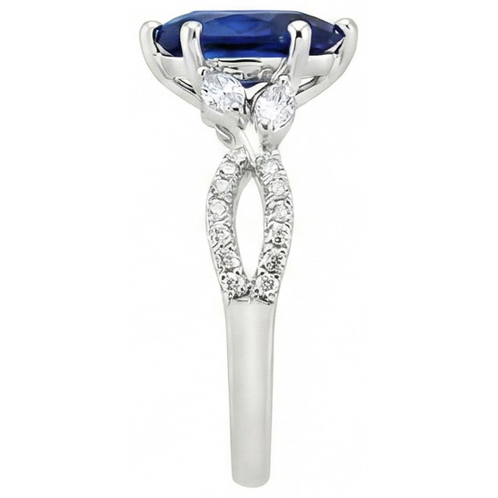 echter marquise diamant 5.50Karat ring auf Weiß