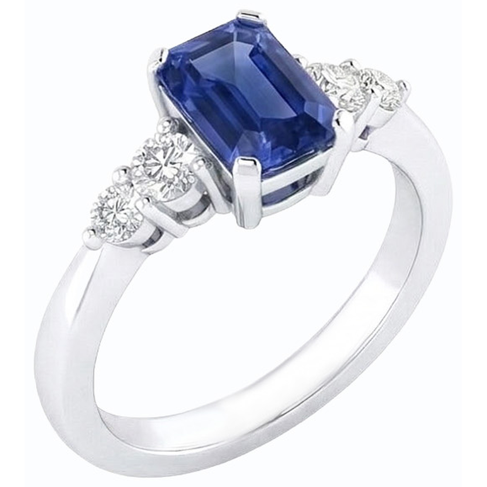 echter round diamant 1.75Karat ring Vorderansicht