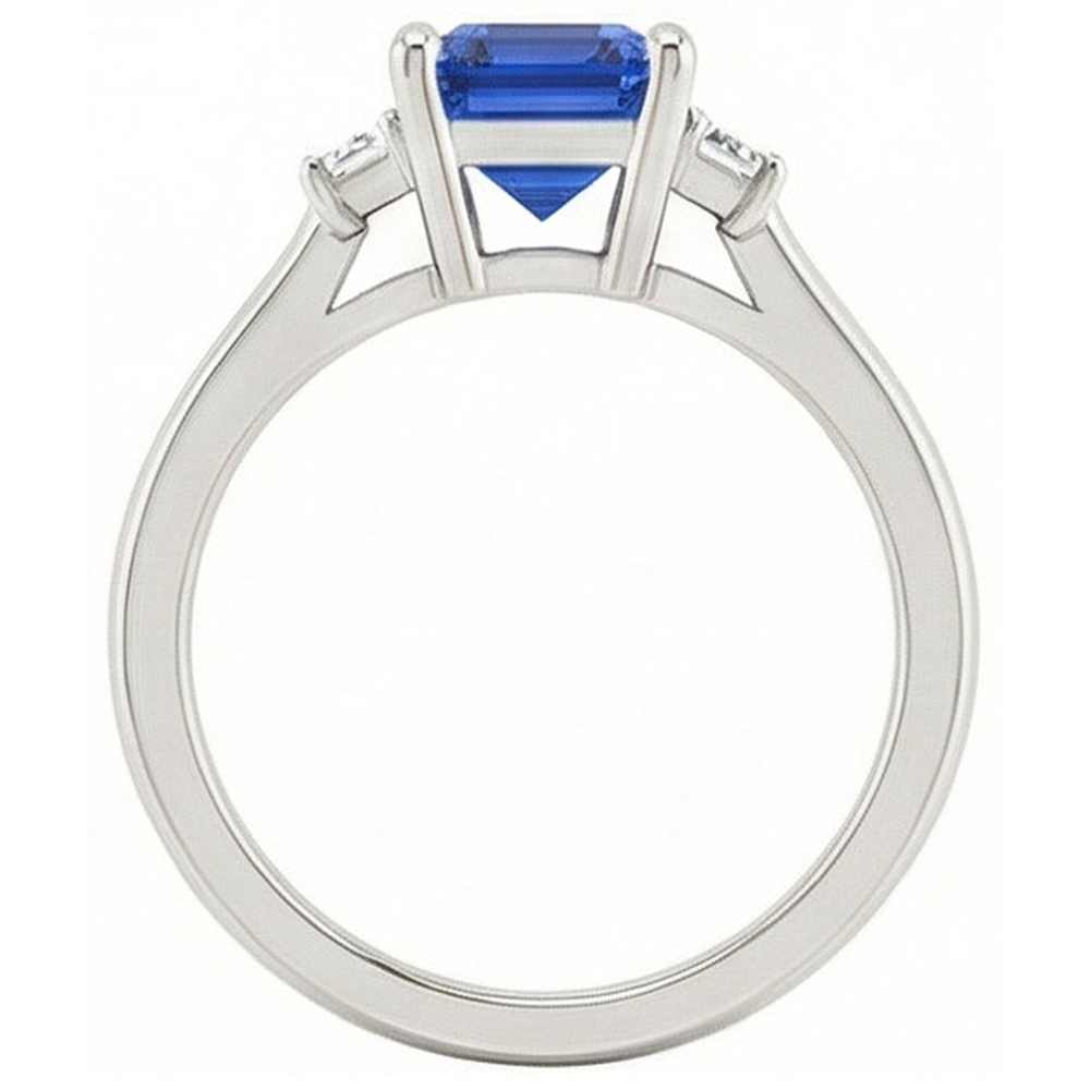 echter diamant 2Karat ring Draufsicht
