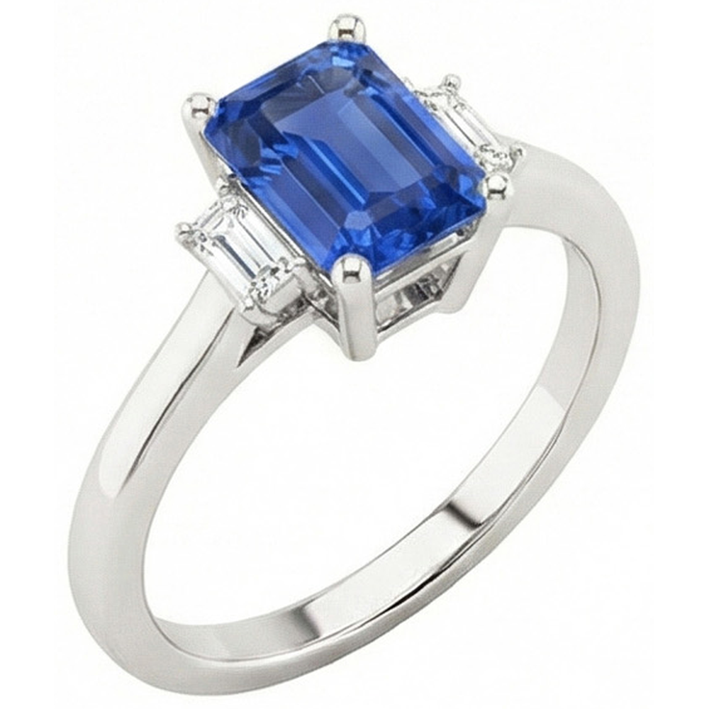 echter diamant 2Karat ring Vorderansicht