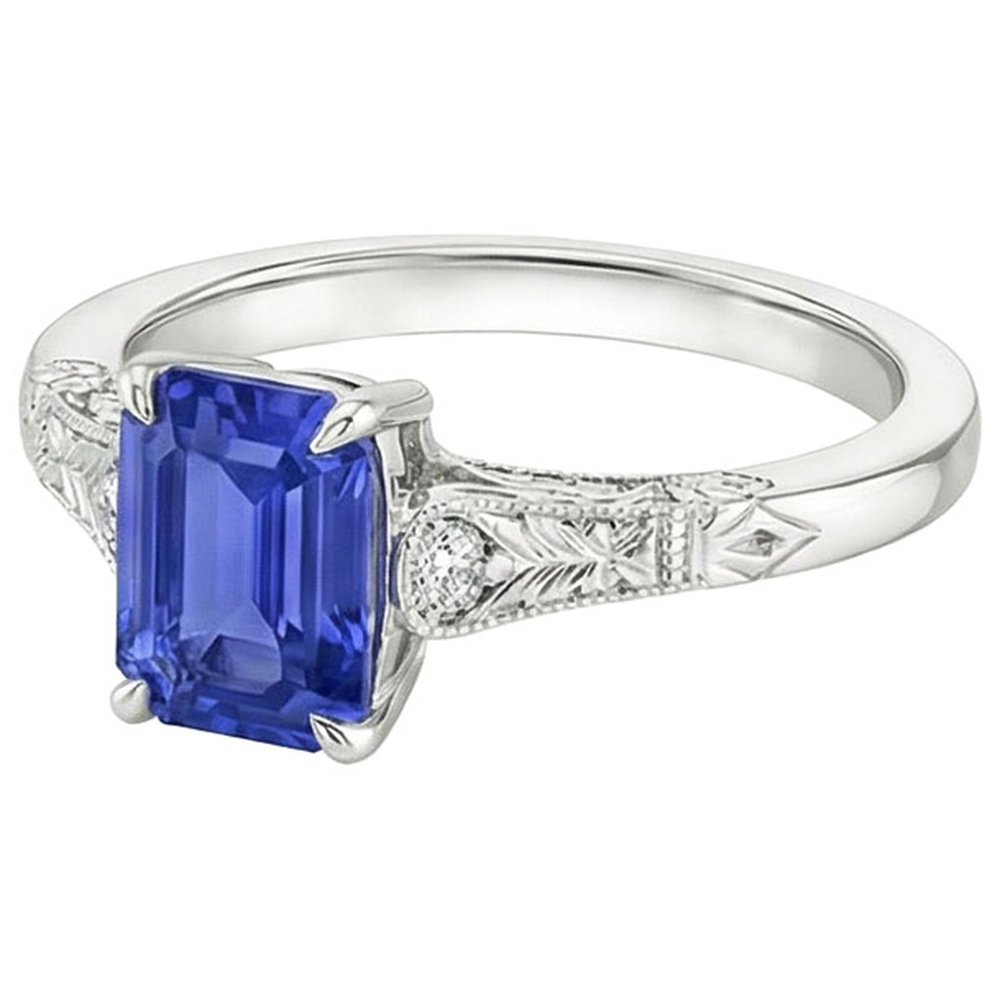 echter round diamant 3.25Karat ring Detailansicht