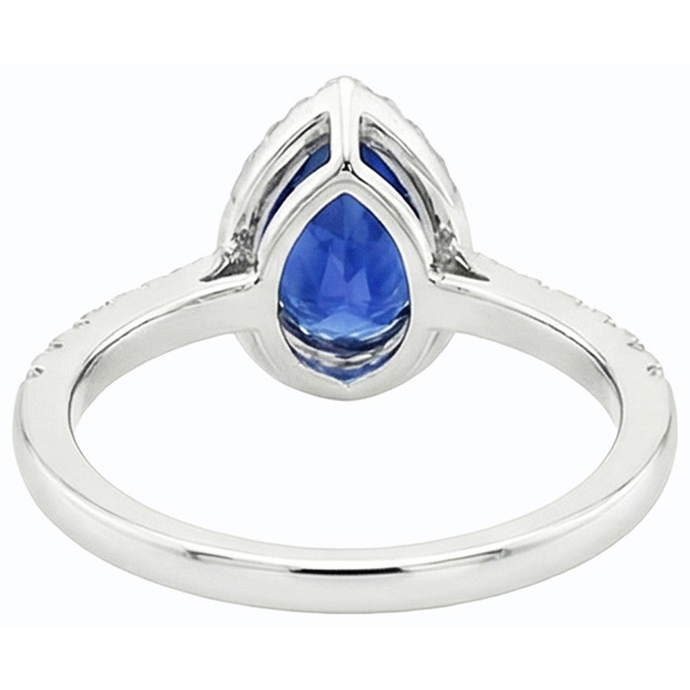 echter round diamant 3.50Karat ring Detailansicht
