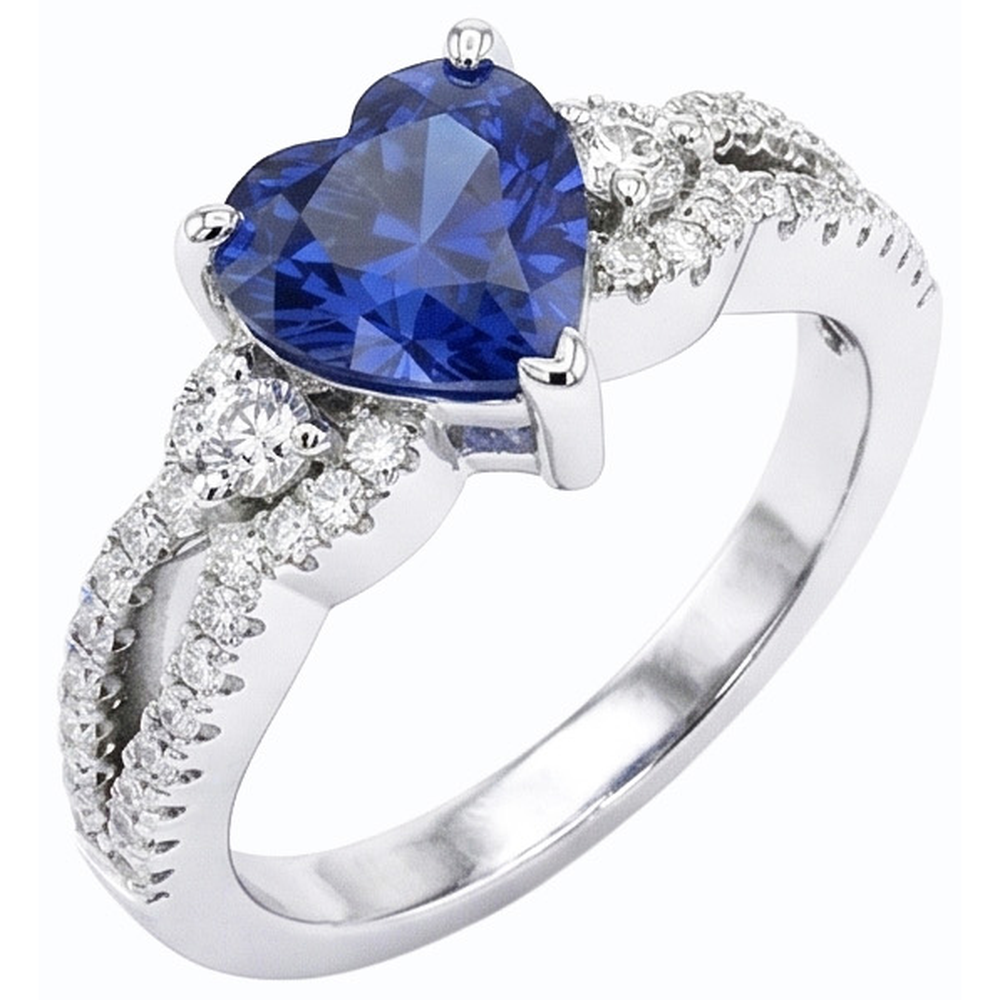 echter round diamant 4.50Karat ring Detailansicht