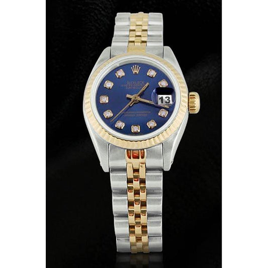 Blaues Diamant-Zifferblatt Rolex