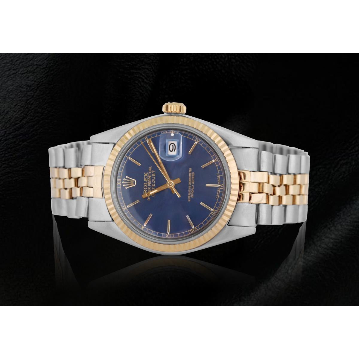 Rolex Datejust Gent-Uhr, zweifarbig