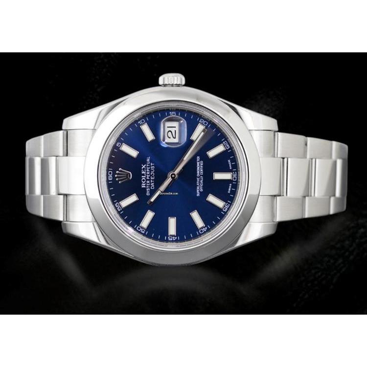 Datejust Blaues Zifferblatt Rolex