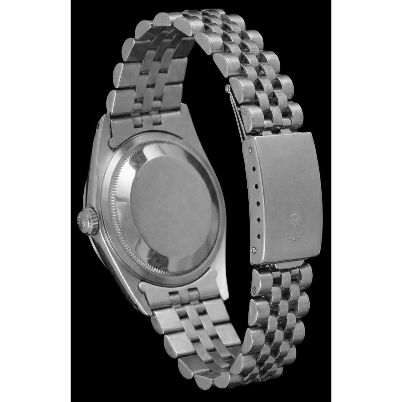 Blaues römisches Zifferblatt, geriffelte Lünette, Damen-Datumsuhr Just Rolex Betrachten Edelstahl