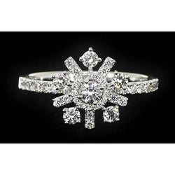 Brauch Schmuck Natürliche Runder Diamant Jubiläum Ring