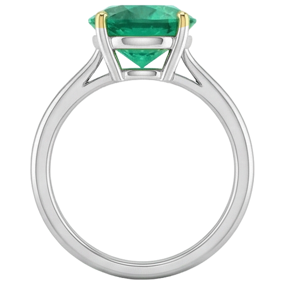 Feiner Schmuckstein-Ring 2,50 Karat – Profilansicht