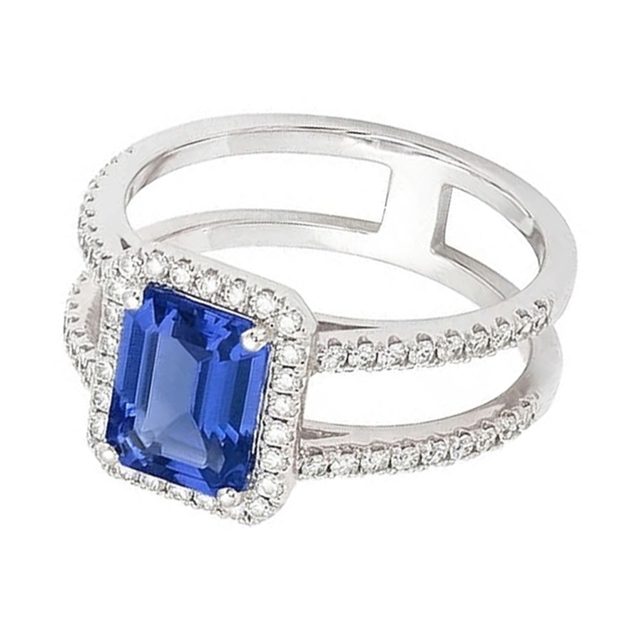 echter round diamant 3Karat ring Vorderansicht