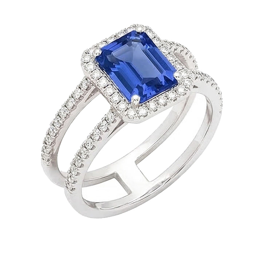echter round diamant 3Karat ring Detailansicht